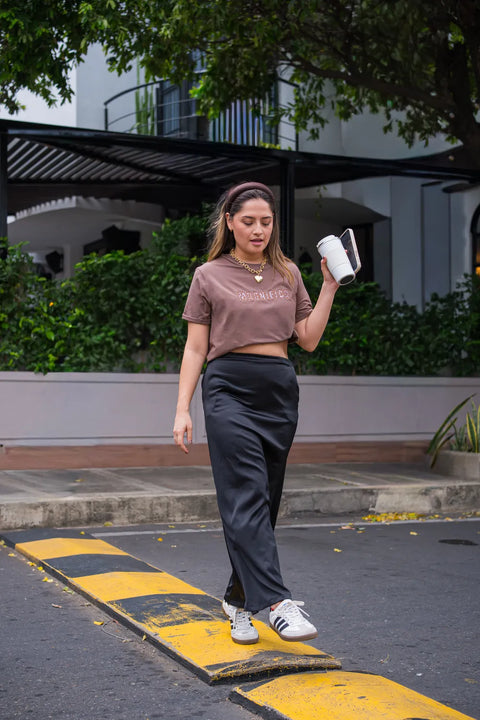 CAMISETA LARGA BORDADA MAGNIFICA REF 013546