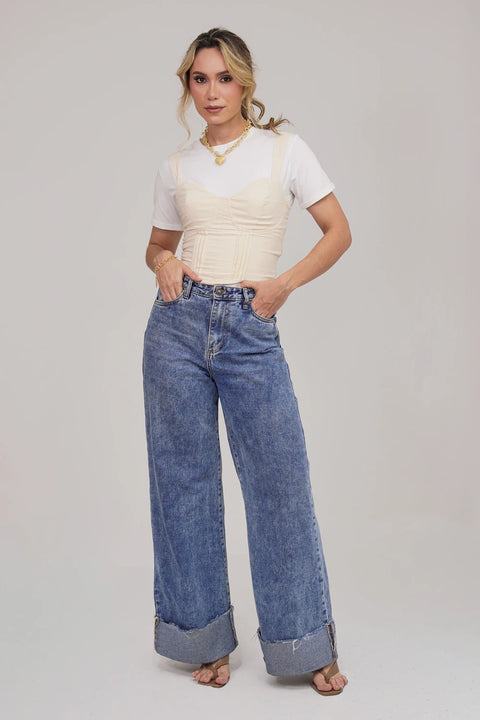 TOP CORSÉ CON ESCOTE CORAZÓN, TIRANTES ANCHOS Y AJUSTE EN LA ESPALDA REF 0516