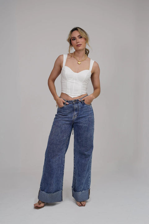 TOP CORSÉ CON ESCOTE CORAZÓN, TIRANTES ANCHOS Y AJUSTE EN LA ESPALDA REF 0516