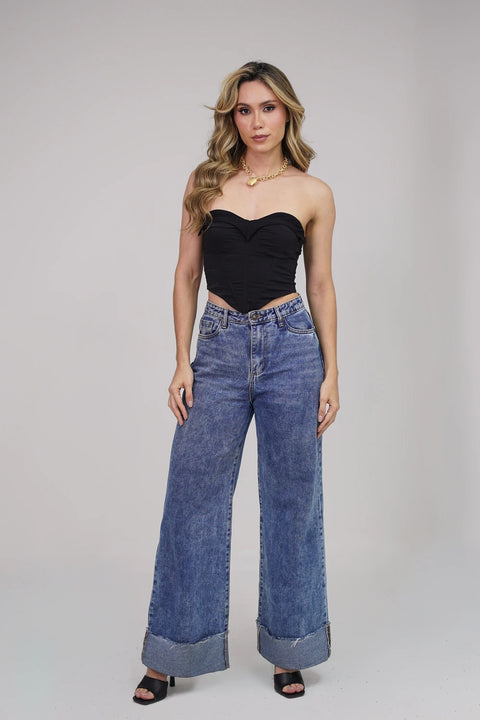 BUSTIER STRAPLESS ESCOTE CORAZÓN CON CORDONES CORSETEROS EN ESPALDA REF 0513