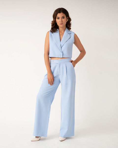 SET DE PANTALÓN Y CHALECO BLAZER