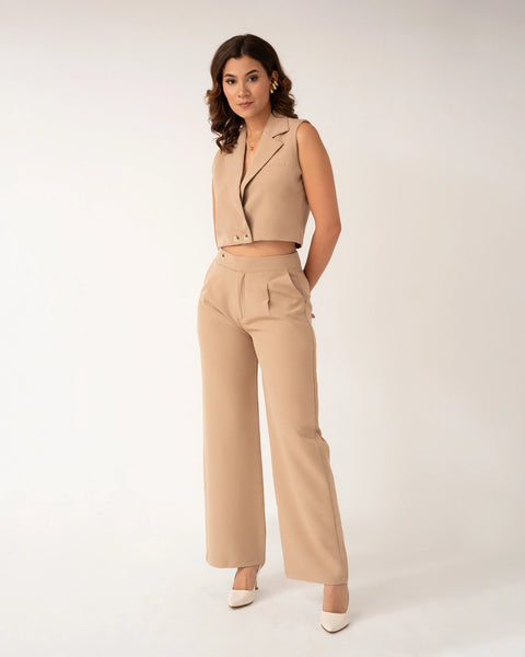 SET DE PANTALÓN Y CHALECO BLAZER