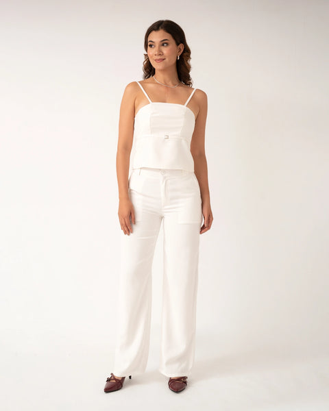 PANTALON CLÁSICO TIRO ALTO BOTA RECTA REF 0424