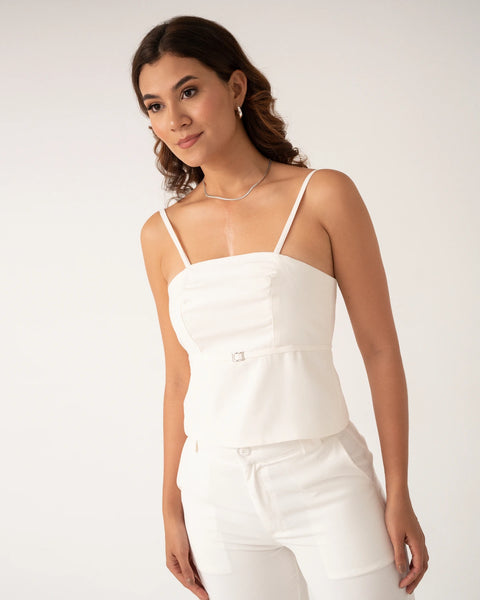 BLUSA DE TIRAS CON ESCOTE EN ESPALDA REF 1415