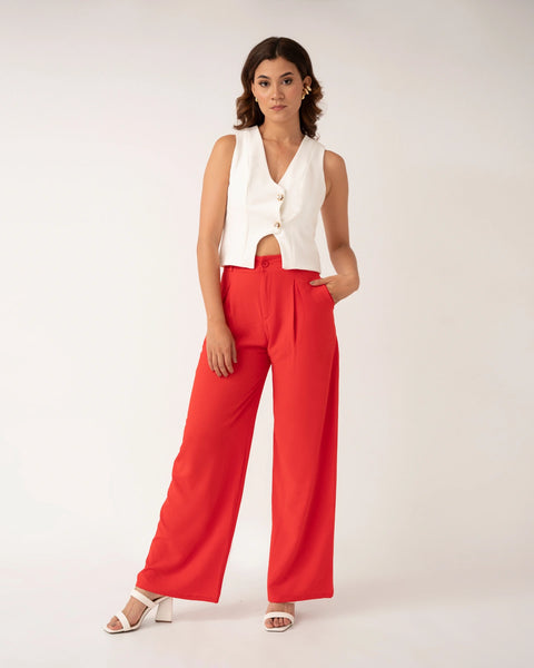 PANTALÓN LIVIANO CON PLIEGUES REF 0421