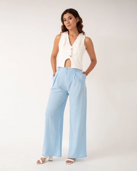 PANTALÓN LIVIANO CON PLIEGUES REF 0421