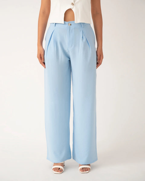 PANTALÓN LIVIANO CON PLIEGUES REF 0421