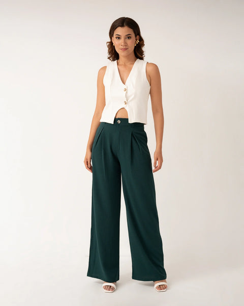 PANTALÓN LIVIANO CON PLIEGUES REF 0421
