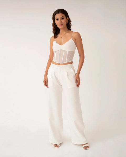 TOP DE TIRAS CON VARILLAS Y MALLATEX REF 0512
