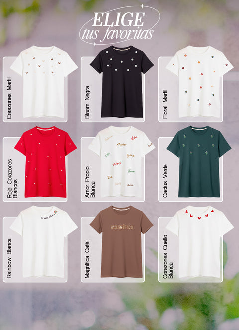 PACK BESTSELLER DE 3 CAMISETAS - ESTILO SIN ESFUERZO